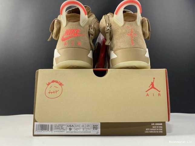 Bmlin Air British Khaki 6 Travis Retro Scott DH0690-200 Jordan 0818